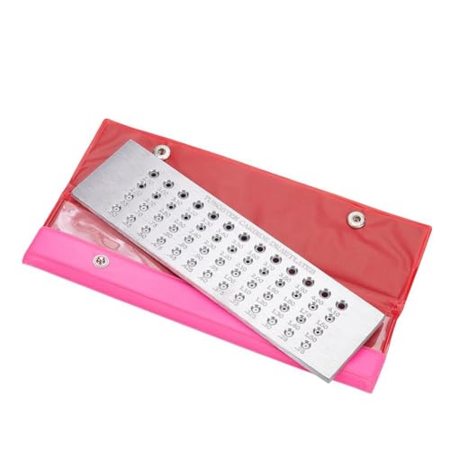 Uxsjakjsd Juweliers' Essential Wolframstahldrahtziehplatte, Polierte Löcher im Bereich Von 0,26-4,10 Mm, 1 Stück von Uxsjakjsd