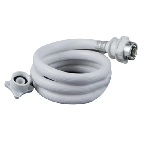 Uxsjakjsd Länge Wasser Einlassschlauch Waschmaschinen Waschmaschine Rohrschlauchanschluss PVC Universelle Größe Weißer Farb -Langrohr 3 Meter von Uxsjakjsd