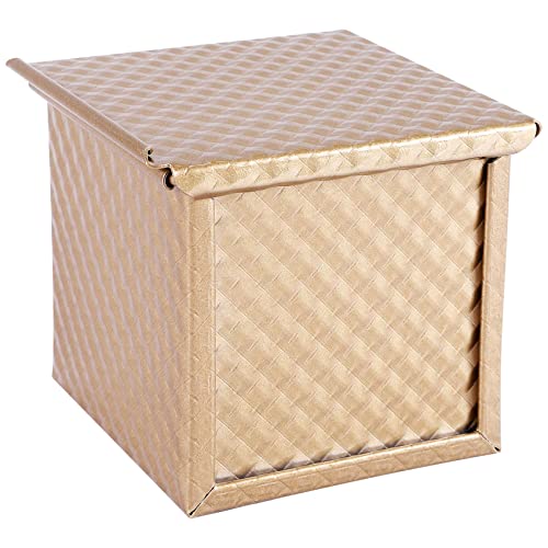 Uxsjakjsd Laibdose zum Backen, Antihaft-Toastbox Aus Kohlenstoffstahl, Brot-Toastform mit Deckel, für Toast- / Sandwich- / Kuchenform von Uxsjakjsd