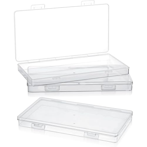 Uxsjakjsd Leerer Organizer Hülle Kleines Rechteck mit Scharnier Deckel 3 Pack Mini Plastiklöser Speicherbehälter Box zum Sammeln Von Perlen Uxsjakjsd Leerer Organizer Hülle Kleines Rechteck mit Scharnier Deckel 3 Pack Mini Plastiklöser Speicherbehälter Box zum Sammeln Von Perlen von Uxsjakjsd