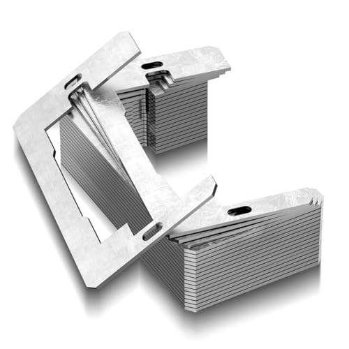 Uxsjakjsd METAL BUSH FAST -Geräte -Leveling -Platte, Wandplattenabstandshalter, 20 Stcs -Auslass -Abstandshalter für Elektrokasten von Uxsjakjsd