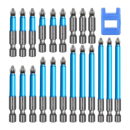 Uxsjakjsd Magnetischer Langer Sechskant-Kreuzschlitzschraubenkopf, Elektroschrauber-Bit-Set, Magnetischer Anti-Rutsch-Schraubenbohrer Uxsjakjsd Magnetischer Langer Sechskant-Kreuzschlitzschraubenkopf, Elektroschrauber-Bit-Set, Magnetischer Anti-Rutsch-Schraubenbohrer von Uxsjakjsd