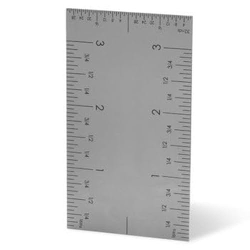 Uxsjakjsd Matte Holzarbeitslineal mit Vier für Leichte Lesbarkeit - Markierungswerkzeug von Uxsjakjsd