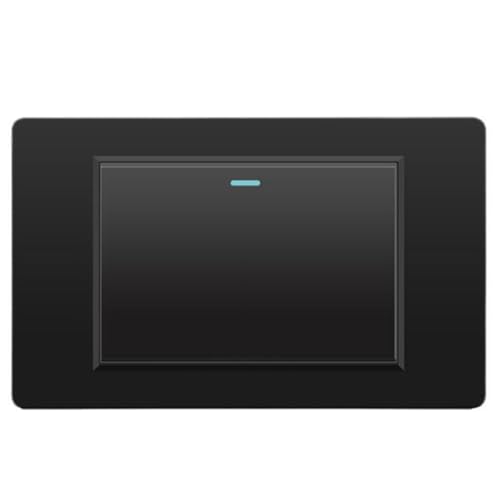 Uxsjakjsd Mechanischer Knopfschalter 2 Wege Wandelektrische Schalter Leichtschalter 1 Gang 118 Mmx72mm Memperierter Glasscheibe Schwarz 1gang 2way Uxsjakjsd Mechanischer Knopfschalter 2 Wege Wandelektrische Schalter Leichtschalter 1 Gang 118 Mmx72mm Memperierter Glasscheibe Schwarz 1gang 2way von Uxsjakjsd