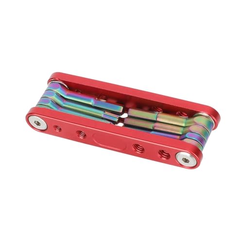 Uxsjakjsd Multifunktionswerkzeug, Klappbar, Multitool, Innensechskantschlüssel, Klappbar, Lotschraubenwerkzeug, Spezialwerkzeug, Arbeitsschlüsselsatz von Uxsjakjsd