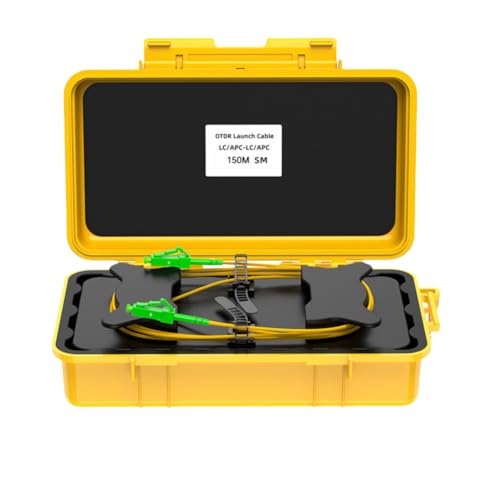Uxsjakjsd OTDR-Startkabelbox mit Glasfaser-Ring-Design 150 M Dead Spot Eliminator für Optische Tests LC/-LC/ von Uxsjakjsd