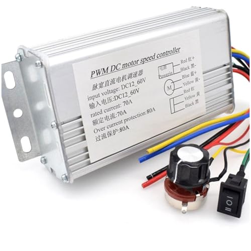 Uxsjakjsd PWM DC Motor Speed ​​Control DC12V-60V 70A 4000W Pinselregler Stromspannungsregler Hochleistungsantriebsmodul von Uxsjakjsd