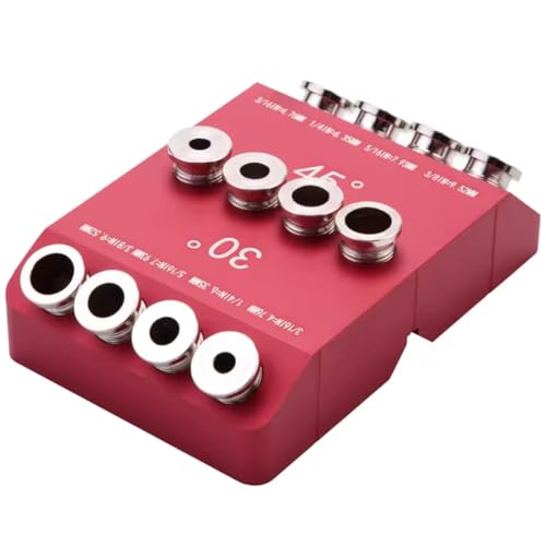 Uxsjakjsd Präzision 30 °/45 °/90 ° Winkelbohrer -Schablone für Kabelgeländer - Lagschraubenbohranleitung für Gerade/Abgewinkelte Löcher, 1PCS Uxsjakjsd Präzision 30 °/45 °/90 ° Winkelbohrer -Schablone für Kabelgeländer - Lagschraubenbohranleitung für Gerade/Abgewinkelte Löcher, 1PCS von Uxsjakjsd