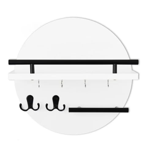 Uxsjakjsd Schlüsselhalter Zur Wandmontage, Schlüssel- und Post-Organizer-Rack, 11,8-Schlüsselhalter mit Ablage und Haken für Dekorativen Wand-Organizer Uxsjakjsd Schlüsselhalter Zur Wandmontage, Schlüssel- und Post-Organizer-Rack, 11,8-Schlüsselhalter mit Ablage und Haken für Dekorativen Wand-Organizer von Uxsjakjsd