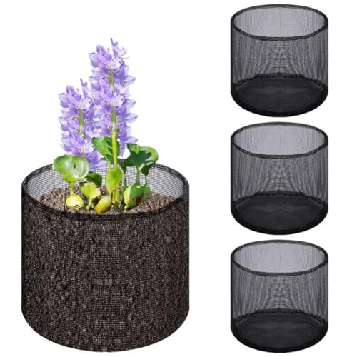 Uxsjakjsd Set Von 4 Wiederverwendbaren Mesh Wassergarten Teichpflanztöpfen für Sumpf, Atmungsaktive -Töpfe Uxsjakjsd Set Von 4 Wiederverwendbaren Mesh Wassergarten Teichpflanztöpfen für Sumpf, Atmungsaktive -Töpfe von Uxsjakjsd