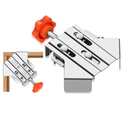 Uxsjakjsd T Geformte 90 Grad Edelstahl -Eckklemme 2 -Pc -Set, Rechtwinklige Klemme für Holzbearbeitung Uxsjakjsd T Geformte 90 Grad Edelstahl -Eckklemme 2 -Pc -Set, Rechtwinklige Klemme für Holzbearbeitung von Uxsjakjsd