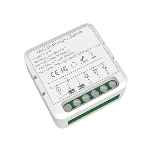 Uxsjakjsd Tuya Smart Dimmer Switch Mini Dimmable Switch Smart Home Automation DIY Breaker App Fernbedienung Uxsjakjsd Tuya Smart Dimmer Switch Mini Dimmable Switch Smart Home Automation DIY Breaker App Fernbedienung von Uxsjakjsd