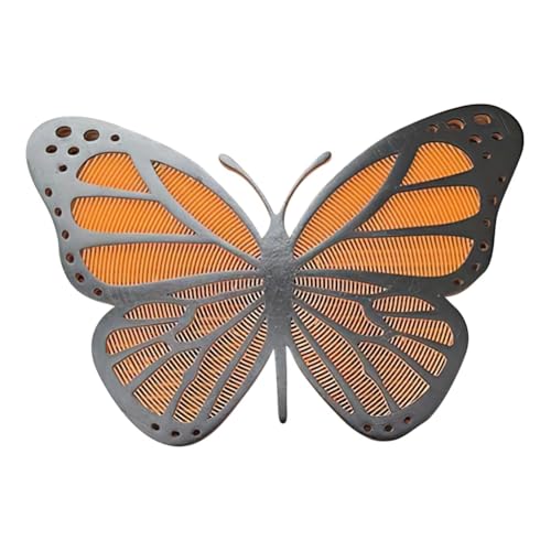 Uxsjakjsd Umweltfreundliche Mehrzweck-Bestäuber-Waterer, Schmetterlingsform-Floating-Tablett für Bienen und Schmetterlinge von Uxsjakjsd