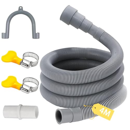 Uxsjakjsd Universal Waschmaschine Drain - -Kit mit Klammer mit Klammer, Stecker und Klemmen von Uxsjakjsd