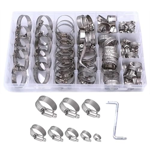 Uxsjakjsd Verstellbare Wasserrohrklemmen Lufträume Fixe Ringklemmen für Sanitär, Automobile Uxsjakjsd Verstellbare Wasserrohrklemmen Lufträume Fixe Ringklemmen für Sanitär, Automobile von Uxsjakjsd