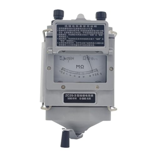 Uxsjakjsd ZC25-4 Isolationswiderstandsprüfer 1000V Tramegger Elektriker Megohmmeter Handkurbel Tramegger Aluminium Uxsjakjsd ZC25-4 Isolationswiderstandsprüfer 1000V Tramegger Elektriker Megohmmeter Handkurbel Tramegger Aluminium von Uxsjakjsd