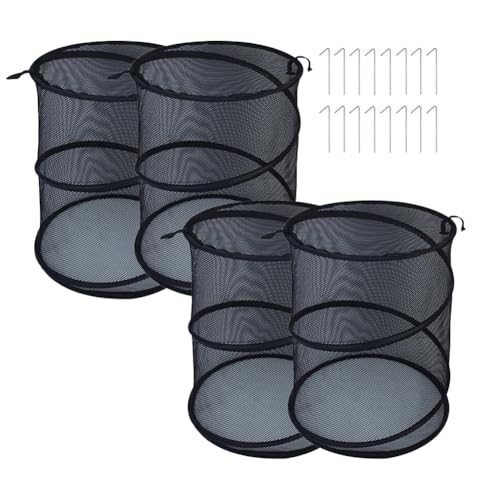 Uxsjakjsd Zelt Von Tieren Käfig mit Einsätzen für Outdoor -Pflanzen Netzgarten Pflanzenschutz Mini Gewächshaus Pflanzenschutz Schwarz Schwarz von Uxsjakjsd