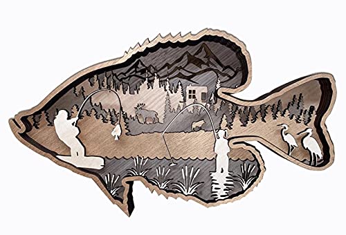 Uziqueif Wal Wanddeko Holz Wall Art - Walfisch Fisch Dekofigur Statue Skulptur Modern - Maritime Deko in Holz-Optik - Hängende Dekoration Für Zuhause Oder Hochzeit Uziqueif Wal Wanddeko Holz Wall Art - Walfisch Fisch Dekofigur Statue Skulptur Modern - Maritime Deko in Holz-Optik - Hängende Dekoration Für Zuhause Oder Hochzeit von Uziqueif
