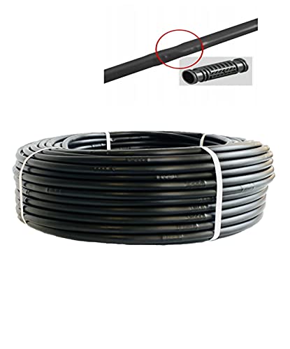 UZMAN 16 mm Tropfschlauch Perlschlauch Gartenbewässerung Tropfrohr Tropfer (400 Meter) Tropfbewässerung von Uzman-Versand