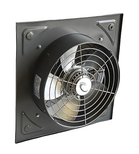 Uzman-Versand 200mm Wandventilator (KDR-200) Bauventilatoren Fensterventilator Wandlüfter Lüfter Ventilator Axialventilator Abluftventilator Wand Fenster Axial Einbauventilator 230V von Uzman