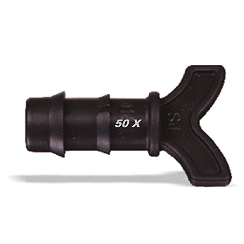 50X 16mm Tropfschlauchstopfer (16mm Schlauchstopfen) schlauchstopper Schlauchstopfer schlauch-Stopper Gartenbewässerung Gartenschlauch von Uzman