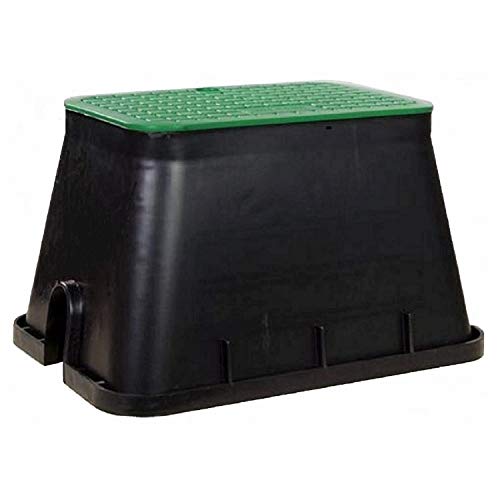 UZMAN 12" Ventilbox Ventilkasten, Hydranten Schacht (12" Ventilbox) Garten Bewässerung Schlauchsysteme Ventilschacht Ventil Revisionsschacht Bodeneinbaudose Verteilerdose von Uzman