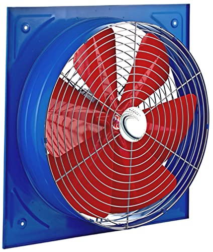 Uzman 600mm Wandventilator 8500m³/h Axial Wand Fenster Mauer Ventilator Gebläse Metallüfter Einbauventilator Einbaulüfter Axialventilator Wandgebläse Wandlüfter von Uzman