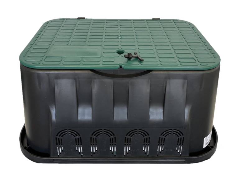 Uzman Bewässerungssystem Ventilbox 14" für bis zu 6 Ventile Hydrantenschacht Garten Bewässerung, (1-tlg), Ventilbox von Uzman