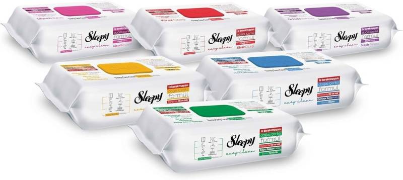 Uzman Sleepy Easy Clean im Set Reinigungstücher Feuchttücher Reinigung Reinigungstücher (Fusselfrei – hinterlässt keine Rückstände, Reißfest, Saugstark) von Uzman