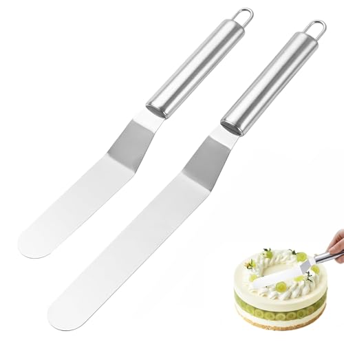 Uzndq 3 Stück Tortenmesser,Winkelpalette,Winkelpalette Edelstahl Set, Tortenspachtel, Tortenmesser, Winkelpalette Torte, Streichpalette Für Torten Uzndq 3 Stück Tortenmesser,Winkelpalette,Winkelpalette Edelstahl Set, Tortenspachtel, Tortenmesser, Winkelpalette Torte, Streichpalette Für Torten von Uzndq