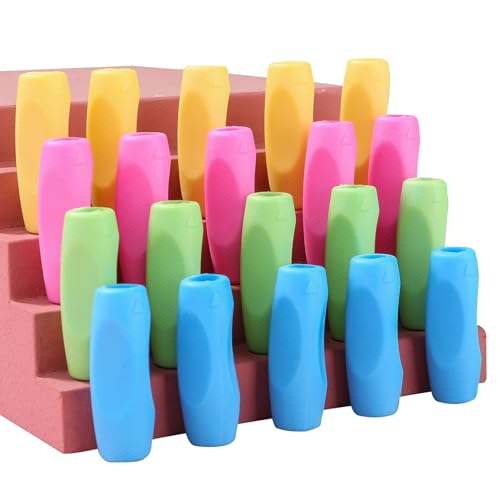 20 Stück Stiftehalter Kinder,Stifthalter Kinder Hilfe,Kinder Schreibhilfe Stifte,für Grip Halter Hilfe,Bleistift Bleistifte Bleistifthalter,Pen Schreibhilfen Anfänger Befestigung(Farbe Zufällig) 20 Stück Stiftehalter Kinder,Stifthalter Kinder Hilfe,Kinder Schreibhilfe Stifte,für Grip Halter Hilfe,Bleistift Bleistifte Bleistifthalter,Pen Schreibhilfen Anfänger Befestigung(Farbe Zufällig) von Uzndq
