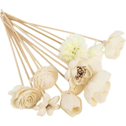 Uzztfa 11-teiliges Rattanstäbchen-diffusor-Set Künstlichen Blumen, Ersatz-rattanstäbchen Für Den Duftdiffusor Als Heimdekoration Uzztfa 11-teiliges Rattanstäbchen-diffusor-Set Künstlichen Blumen, Ersatz-rattanstäbchen Für Den Duftdiffusor Als Heimdekoration von Uzztfa