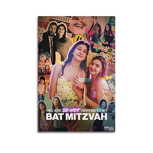 V BY N Filmposter "You Are So Not Invited To My Bat Mitzvah", Vintage-Kunst, Raumdekoration, ästhetische Schlafzimmerdekoration, Leinwandposter für Schlafzimmer, 30 x 45 cm, ungerahmt V BY N Filmposter "You Are So Not Invited To My Bat Mitzvah", Vintage-Kunst, Raumdekoration, ästhetische Schlafzimmerdekoration, Leinwandposter für Schlafzimmer, 30 x 45 cm, ungerahmt von V BY N