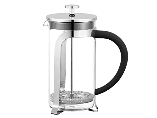 V I E R - Französische Kaffeemaschine mit Filter LIZ 600 ml (22 Oz) Kaffeepresse, Kolbenkaffeemaschine, hochwertiges Borosilikatglas, Edelstahlfilter 304 (18/10) innen. von VIER