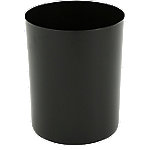 V-PART Papierkorb Stahl 20 L 34 cm (H) Schwarz von V-PART