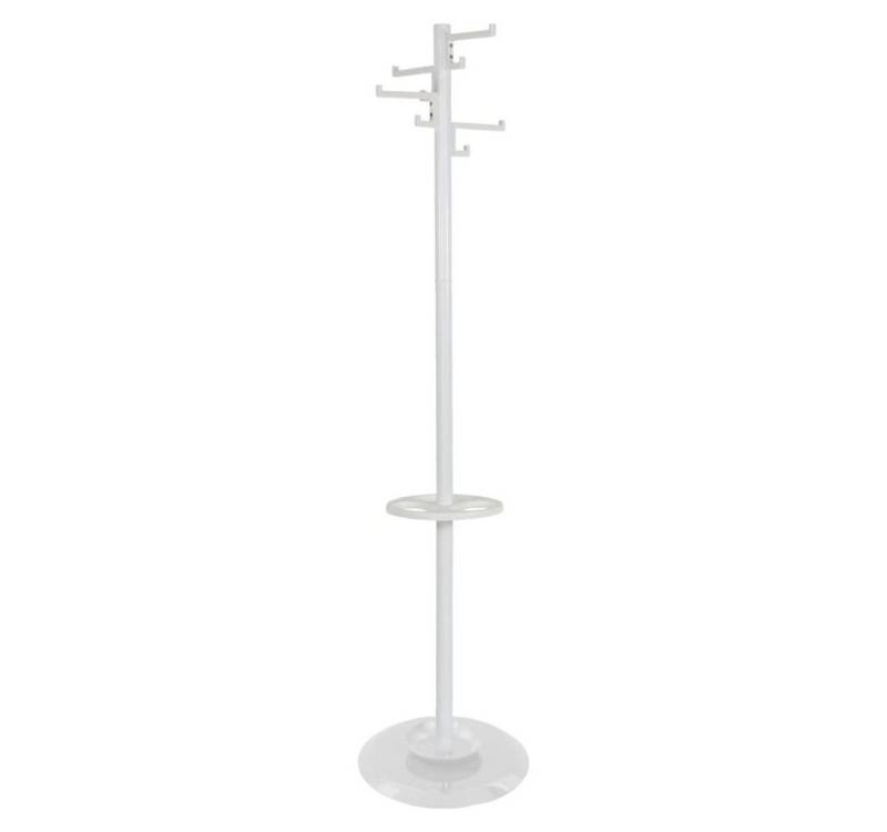 V-Part Garderobenständer Garderobenständer mit 8 Haken Porcelain Weiß 178 cm, (1 St) von V-Part