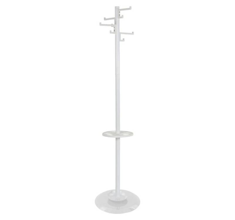 V-Part Garderobenständer Garderobenständer mit 8 Haken Porcelain Weiß 178 cm, (1 St) von V-Part