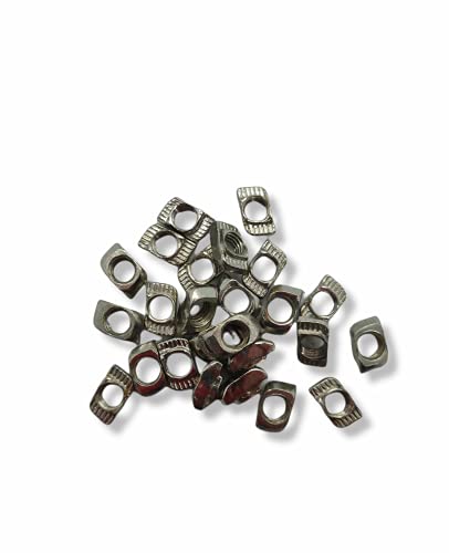 25 Stücke T-Mutter M5 Drop In Tee Nuts V-SLOT Hammermutter T Nut für Aluminiumprofi V SLOT und C-Beam von V-SLOT