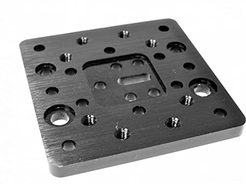 Aufspannplatte: C-Beam Gantry Plate, Ideal für C-BEAM Profile, V-WHEEL Rollen und Konstruktion von Linearführungen und CNC Maschinen von V-SLOT