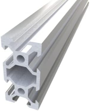 V SLOT 2040 Silber Länge 200-2000mm V Typ Eloxierte Linearschine für 3D Drucker Prusa Ender, CR-3, AM-8,Aluminiumprofil ideal für den Bau von Hobby-CNC-Maschinen, Laserplottern (1200mm) von BYUP