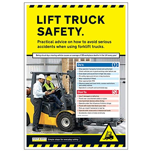Poster VSafety In Practice – Lift Truck Safety A2, 420 x 594 mm – Standard von V Safety
