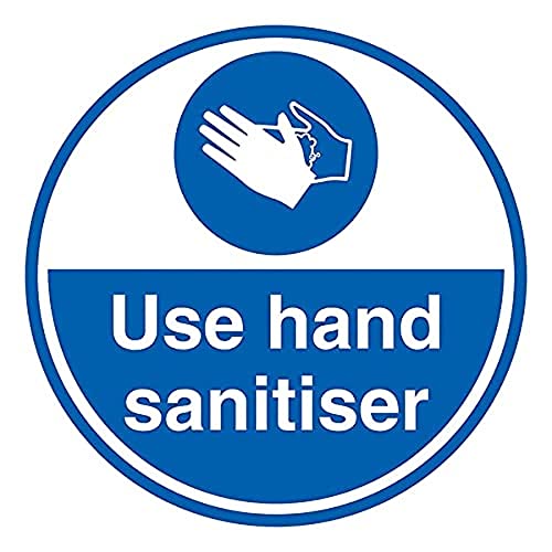 Use Hand Desinfektionsmittel, selbstklebend, 600 x 600 mm von V Safety