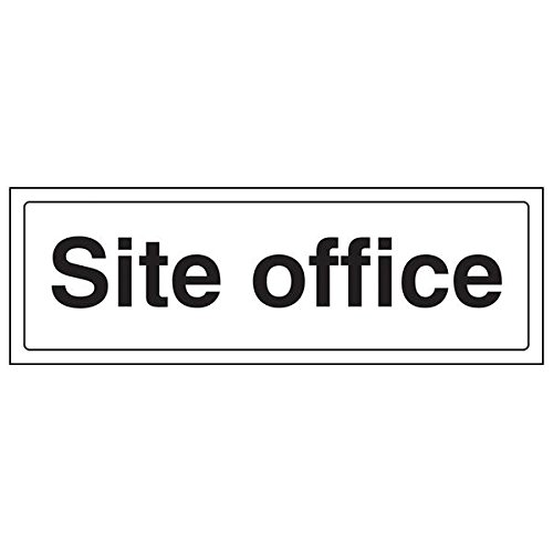 VSafety Schild "Site-Office", Querformat, 3 Stück, 300mm x 100mm, 3 von V Safety