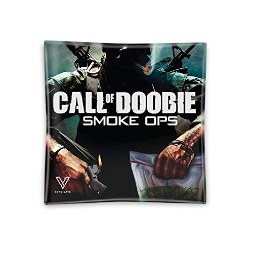 V Syndicate Glasaschenbecher Motiv: Call of Doobie, 11 x 11 cm von V. Syndicate