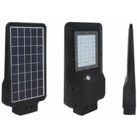 Smd led Straßenleuchte 15W mit Solarpanel Farbe Schwarz 6000K IP65 - V-tac von V-TAC