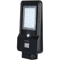 V-tac - 15W led Straßenlaterne Solarpanel Akku Bewegungsmelder Kaltweiß IP65 von V-TAC