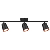 18W Triple led Wandleuchte mit schwenkbarem Kopf Farbe Schwarz 4000K IP20 - V-tac von V-TAC