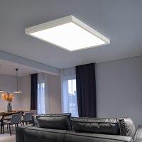 Deckenlampe Büro Deckenleuchte Einbau led Panel quadratisch, Tageslichtlampe Aufbau Deckenpanel weiß, led 36W 3960lm 6500K, LxBxH 59,5x59,x5x3 cm von V-TAC