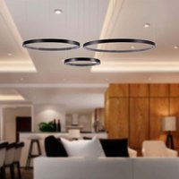 Designer-Deckenleuchten - Designer-Hängelampen - IP20 - Schwarzes Gehäuse - 57 Watt - 6840 Lumen - 4000K von V-TAC