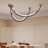 Designer-Deckenleuchten - IP20 - Schwarz+Messing Gehäuse - 20 Watt - 2500 Lumen - 3000K von V-TAC